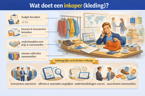 Wat doet een inkoper (kleding)